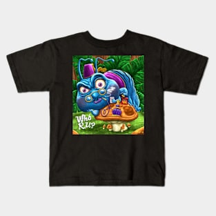 Alice in Wonderland caterpillar Kids T-Shirt